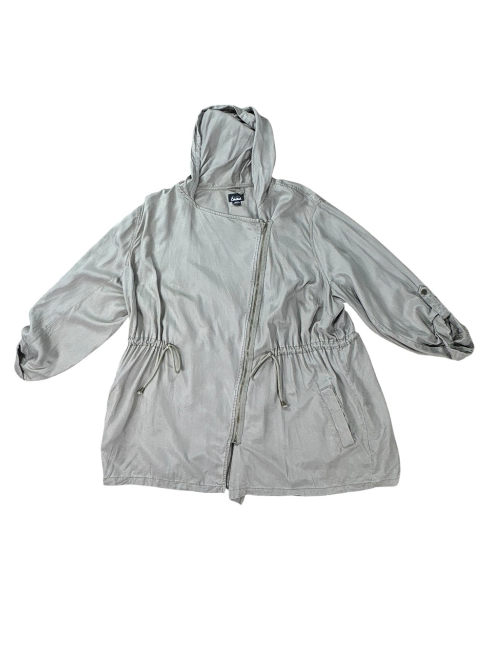 Woman’s Simply Emma taupe lightweight jacket size 3X